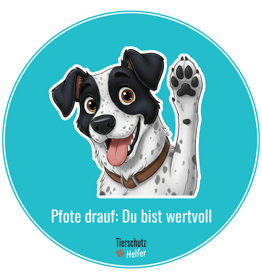 Pfote drauf Du bist wertvoll